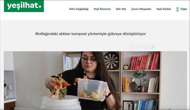 Anadolu Ajansı çevre sorunlarına ve iklim krizine Yeşilhat’la dikkat çekiyor